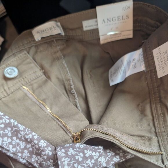 Women's Angels Forever Young Classic Convertible Straight Mid-Rise Pants Size 8 - Picture 7 of 7